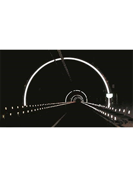 自发光隧道反光环