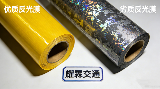 新手必看！交通标牌反光膜好坏鉴别指南，耀霖交通教你避坑