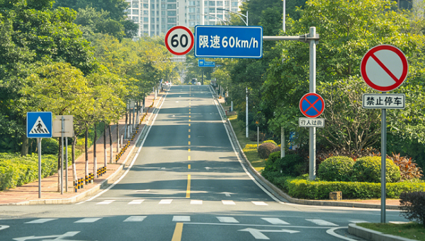 无声的道路守护者&mdash;&mdash;道路交通标志牌