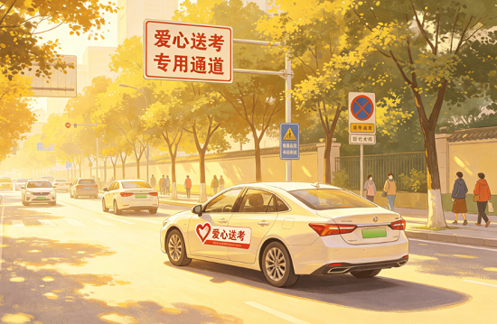 标牌护航中高考：成都耀霖交通的温情守护