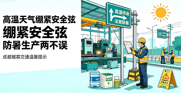 耀霖交通|高温天气绷紧安全弦，防暑生产两不误